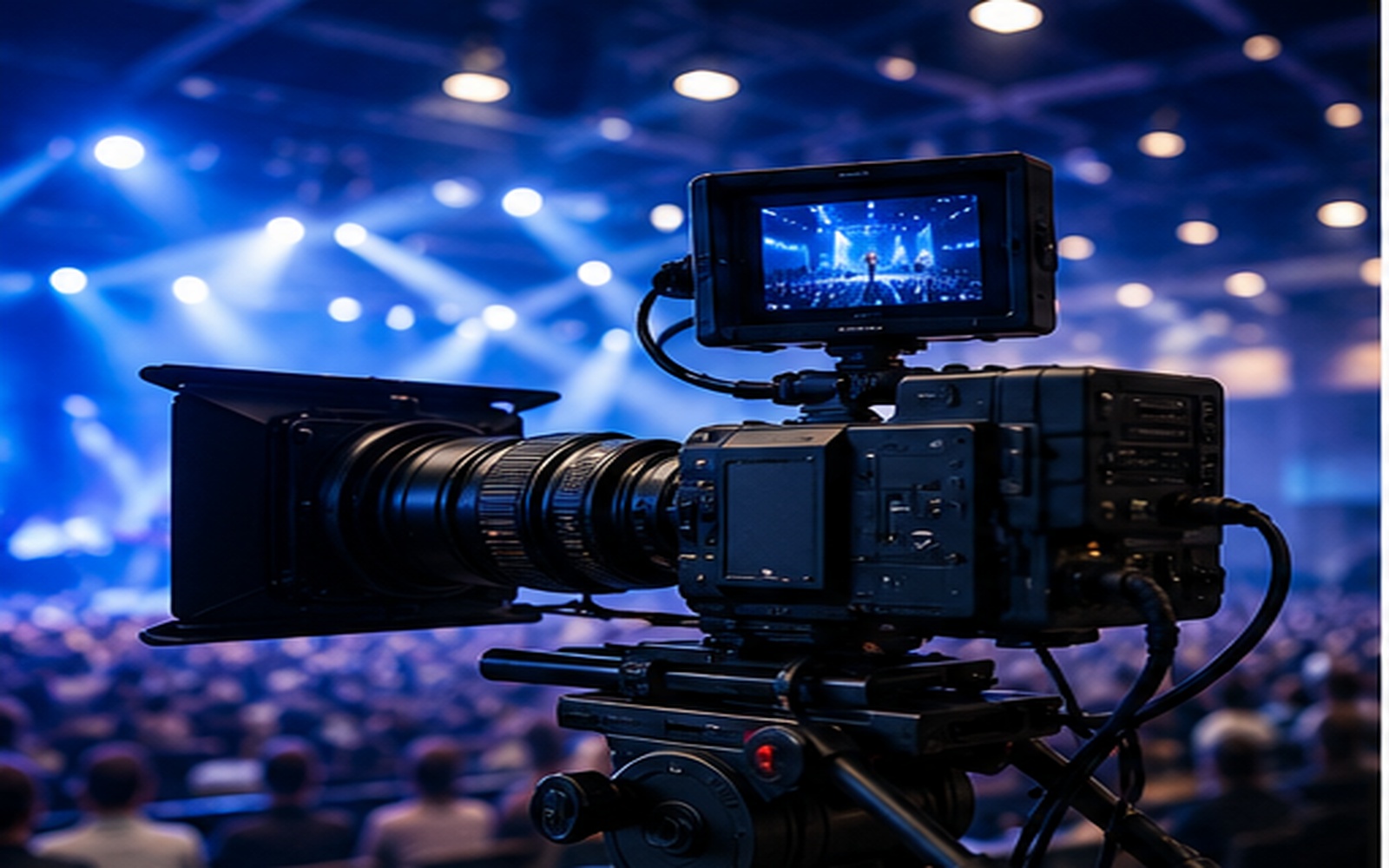 Professional cinema camera used for AtechMedia movie production
