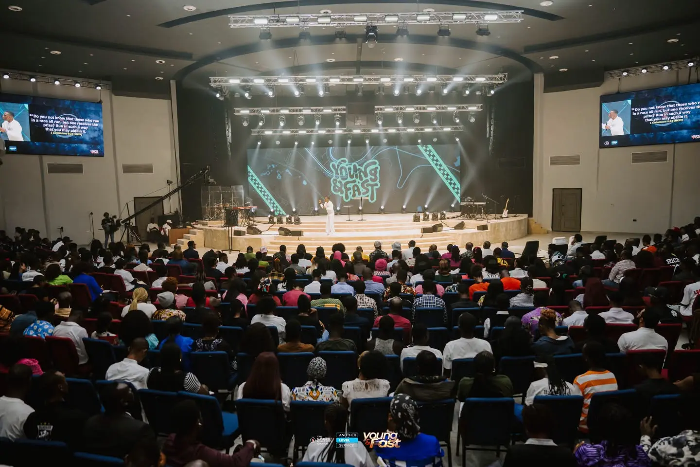 AtechMedia church LED display and event stage